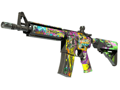 StatTrak™ M4A4 | In Living Color (Battle-Scarred)