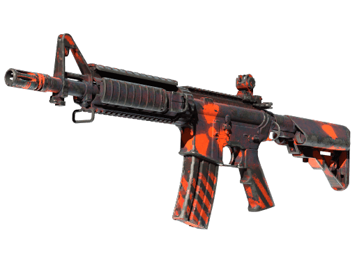 M4A4 | Radiation Hazard (Well-Worn)