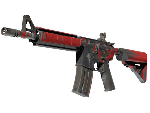 M4A4 | Red DDPAT (Well-Worn)
