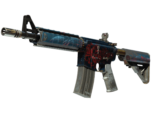 M4A4 | Spider Lily (Battle-Scarred)