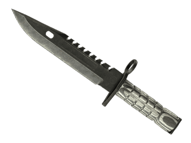 ★ StatTrak™ M9 Bayonet | Black Laminate (Battle-Scarred)