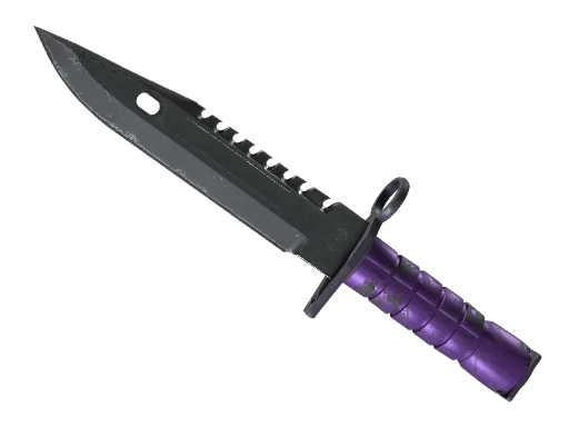 ★ StatTrak™ M9 Bayonet | Ultraviolet (Well-Worn)