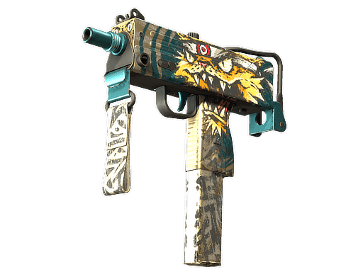 MAC-10 | Cat Fight (Well-Worn)