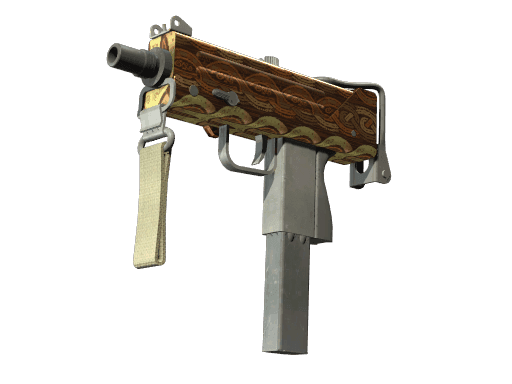 MAC-10 | Copper Borre (Minimal Wear)