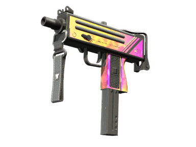 StatTrak™ MAC-10 | Disco Tech (Well-Worn)