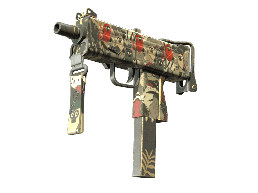 StatTrak™ MAC-10 | Monkeyflage (Factory New)