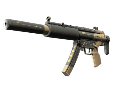 StatTrak™ MP5-SD | Desert Strike (Well-Worn)