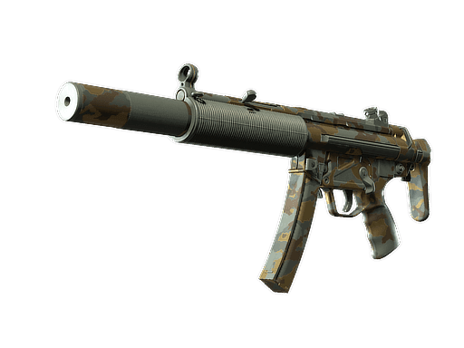 MP5-SD | Gold Leaf (Minimal Wear)