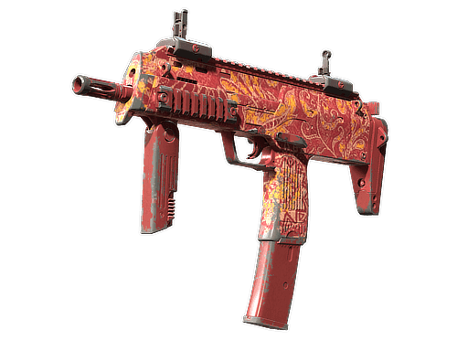 MP7 | Coral Paisley (Well-Worn)