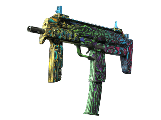 StatTrak™ MP7 | Neon Ply (Factory New)