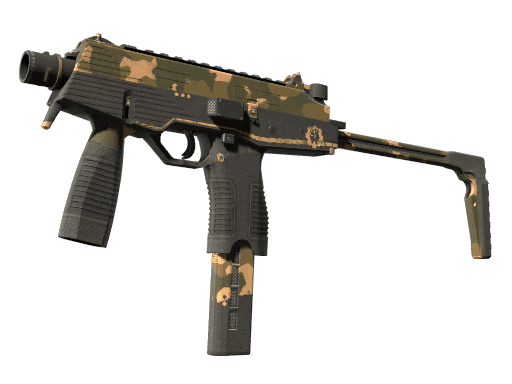 MP9 | Black Sand (Well-Worn)