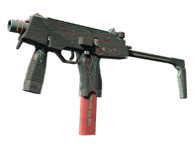 MP9 | Capillary (Battle-Scarred)