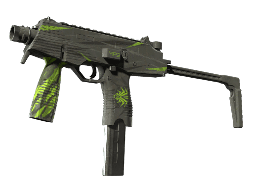 MP9 | Deadly Poison (Battle-Scarred)