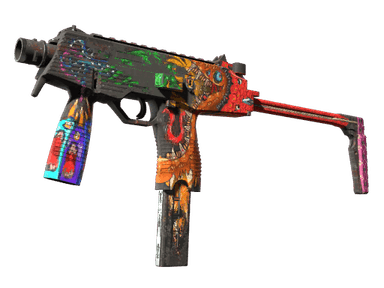 StatTrak™ MP9 | Food Chain (Battle-Scarred)