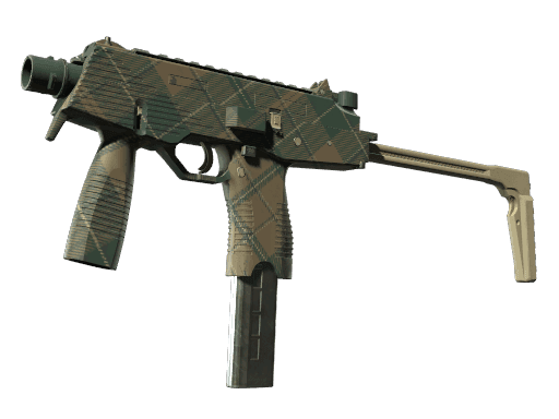 MP9 | Green Plaid (Minimal Wear)