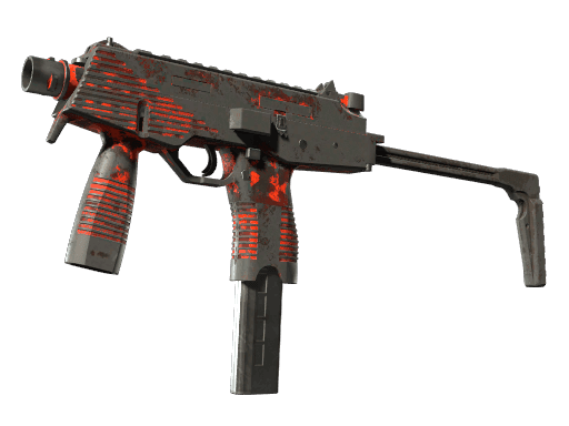 MP9 | Setting Sun (Battle-Scarred)