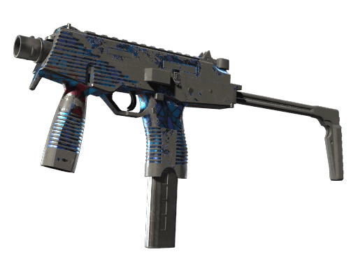 MP9 | Stained Glass (Battle-Scarred)
