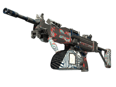 StatTrak™ Negev | Dazzle (Battle-Scarred)