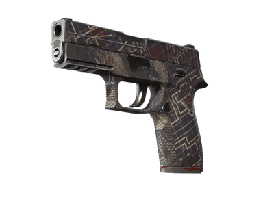 Souvenir P250 | Facility Draft (Well-Worn)
