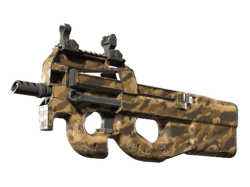 P90 | Desert Halftone (Well-Worn)
