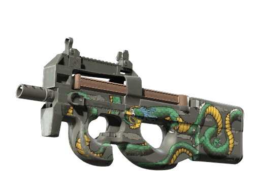 StatTrak™ P90 | Dragon (Well-Worn)