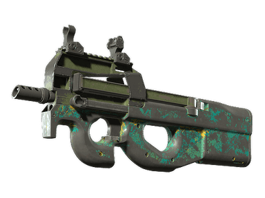 P90 | Mustard Gas (Battle-Scarred)