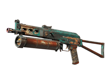StatTrak™ PP-Bizon | Embargo (Battle-Scarred)