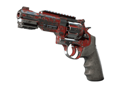 StatTrak™ R8 Revolver | Crimson Web (Battle-Scarred)