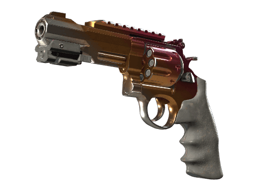 StatTrak™ R8 Revolver | Fade (Well-Worn)