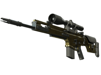 SCAR-20 | Brass (Battle-Scarred)