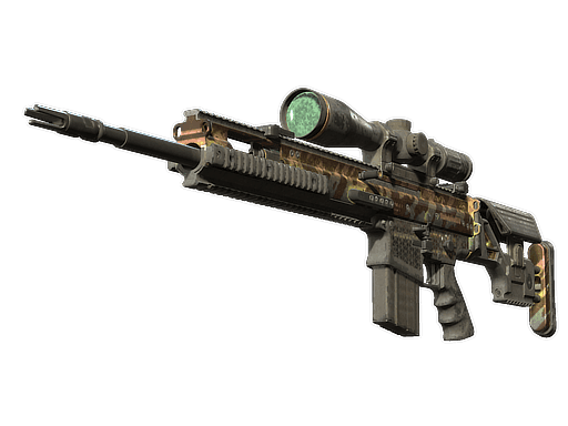 StatTrak™ SCAR-20 | Caged (Battle-Scarred)