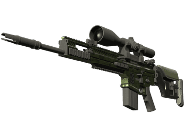 StatTrak™ SCAR-20 | Green Marine (Field-Tested)