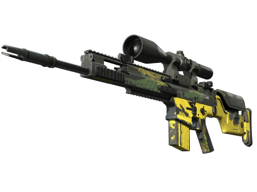 StatTrak™ SCAR-20 | Jungle Slipstream (Well-Worn)
