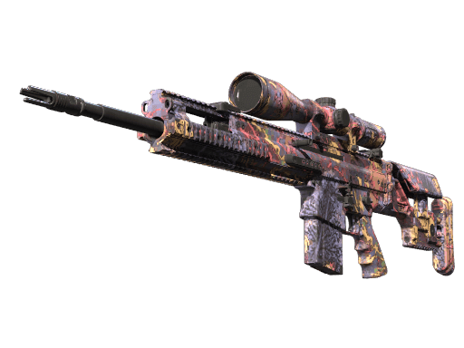StatTrak™ SCAR-20 | Poultrygeist (Minimal Wear)