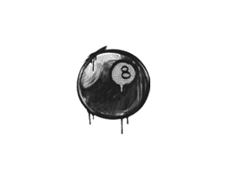 Sealed Graffiti | 8-Ball (Shark White)