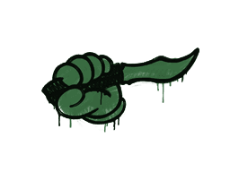 Sealed Graffiti | Backstab (Jungle Green)