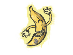 Sealed Graffiti | Banana