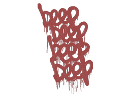 Sealed Graffiti | BEEP (Blood Red)