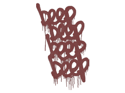 Sealed Graffiti | BEEP (Brick Red)