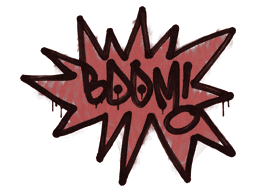 Sealed Graffiti | BOOM (Blood Red)