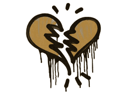 Sealed Graffiti | Broken Heart (Desert Amber)