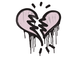 Sealed Graffiti | Broken Heart (War Pig Pink)
