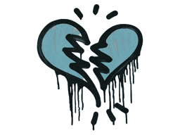 Sealed Graffiti | Broken Heart