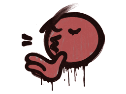 Sealed Graffiti | Chef Kiss (Blood Red)