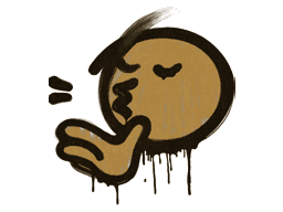 Sealed Graffiti | Chef Kiss (Desert Amber)