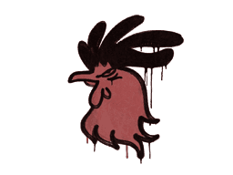 Sealed Graffiti | Cocky (Blood Red)