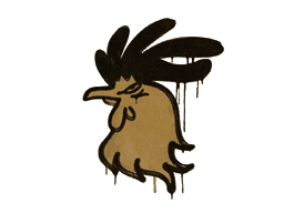Sealed Graffiti | Cocky (Desert Amber)