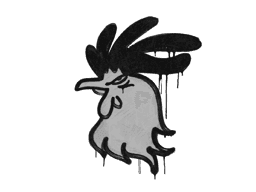 Sealed Graffiti | Cocky (Shark White)