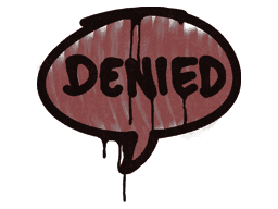 Sealed Graffiti | Denied (Brick Red)