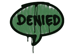 Sealed Graffiti | Denied (Jungle Green)